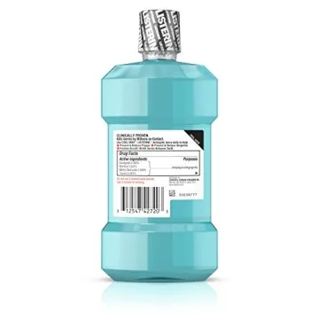 Listerine Cool Mint Mouthwash - Fresh Breath & Plaque Care