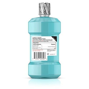 Listerine Cool Mint Mouthwash - Fresh Breath & Plaque Care