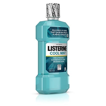 Listerine Cool Mint Mouthwash - Fresh Breath & Plaque Care