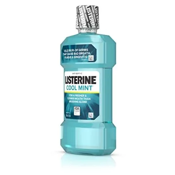 Listerine Cool Mint Mouthwash - Fresh Breath & Plaque Care