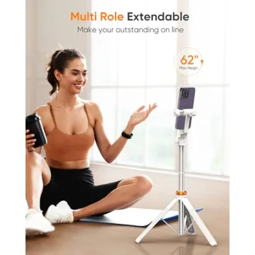 EUCOS 62" Lightweight Tripod for iPhone and Android
