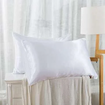 Ethlomoer Luxury Satin Pillowcase for Hair and Skin