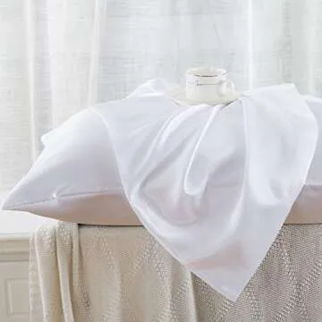 Ethlomoer Luxury Satin Pillowcase for Hair and Skin