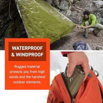 S.O.L. Heavy-Duty Emergency Blanket - Waterproof & Heat Reflective