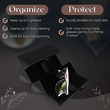 SupaSak Travel Sunglasses Organizer Case - Secure & Stylish