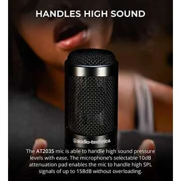 Audio-Technica AT2035 Microphone Bundle with Essential Accessories