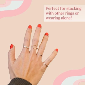 Stylish Dainty 14k Gold Filled Rings for Women