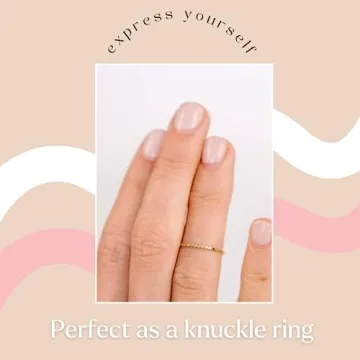 Stylish Dainty 14k Gold Filled Rings for Women