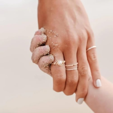 Stylish Dainty 14k Gold Filled Rings for Women