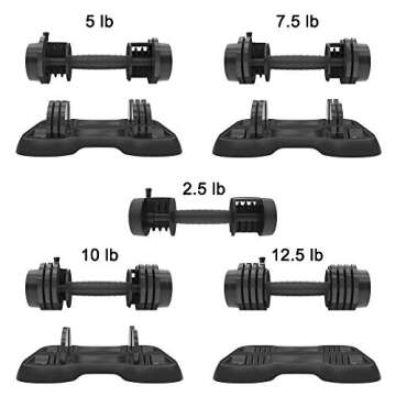 ATIVAFIT Adjustable Dumbbells for Home Gym - Versatile Weights
