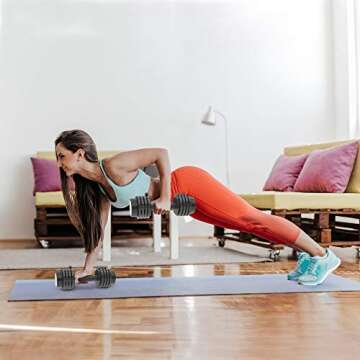 ATIVAFIT Adjustable Dumbbells for Home Gym - Versatile Weights