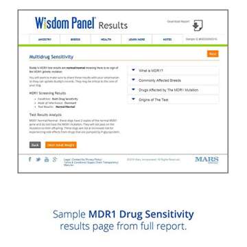 Mars Veterinary Wisdom Panel Dog DNA Test Kit - Canine Breed Identification and Ancestry Information