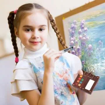 Mini Watercolor Paint Palette Travel Kit for Artists