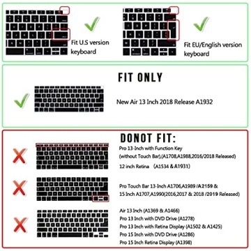 WYGCH Logic Pro X Shortcuts Keyboard Cover for MacBook