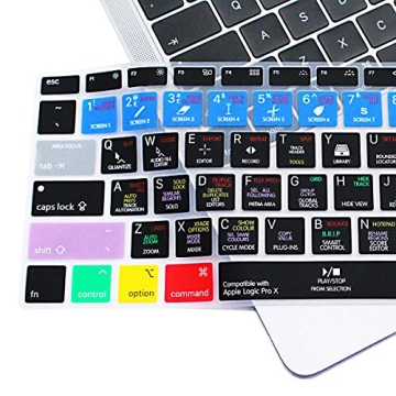 WYGCH Logic Pro X Shortcuts Keyboard Cover for MacBook
