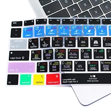 WYGCH Logic Pro X Shortcuts Keyboard Cover for MacBook