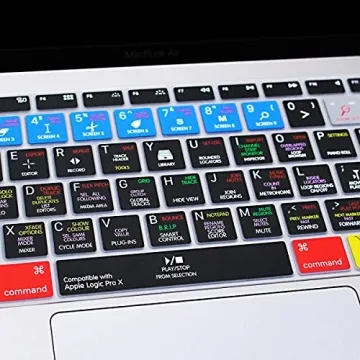WYGCH Logic Pro X Shortcuts Keyboard Cover for MacBook