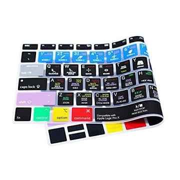 WYGCH Logic Pro X Shortcuts Keyboard Cover for MacBook