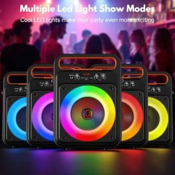 JYX Karaoke Machine with 2 Wireless Microphones for Parties