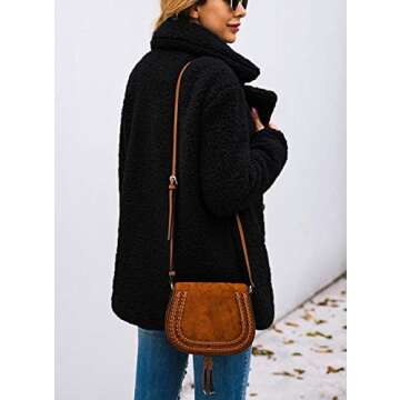 PRETTYGARDEN Women's Sherpa Fleece Oversized Jacket