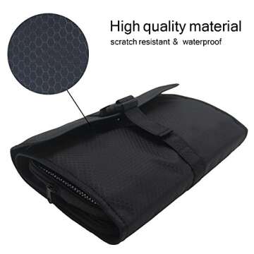 Hanging Toiletry Bag Travel Kit for Men and Women Waterproof Wash Bag Compact Makeup Organizer Bag S...