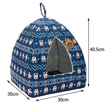 Cozy Hollypet Folding Cat Bed Tent for Small Pets