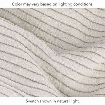 Nate Home Lightweight Cotton Matelasse Duvet Cover Set