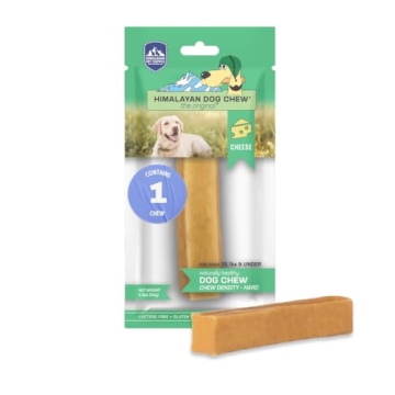 Himalayan Dog Chew Original Yak Cheese Dog Chew - 2.3 oz, Gluten Free, Healthy Treats, Natural Long ...