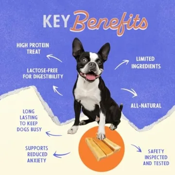 Himalayan Dog Chew Yak Cheese Chew, 2.3 oz for Dogs