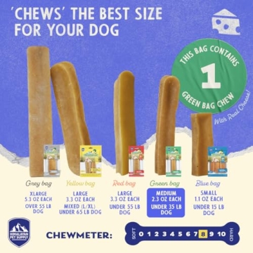 Himalayan Dog Chew Yak Cheese Chew, 2.3 oz for Dogs