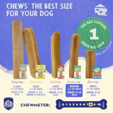 Himalayan Dog Chew Yak Cheese Chew, 2.3 oz for Dogs