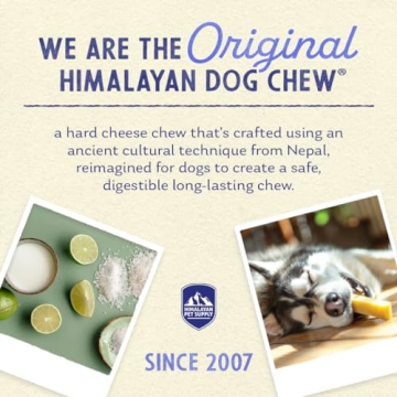 Himalayan Dog Chew Yak Cheese Chew, 2.3 oz for Dogs