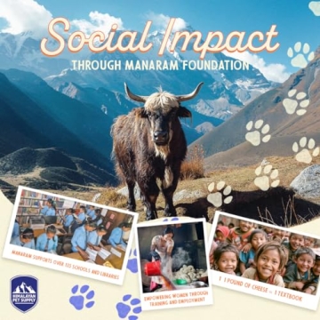 Himalayan Dog Chew Yak Cheese Chew, 2.3 oz for Dogs