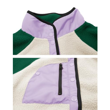 AMEBELLE Lightweight Fleece Pullover Jacket for Women