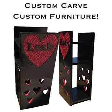 FOOS - Engraving CNC Wood Carving Router Bit Set - 4pcs - Solid Carbide - 1/4” Shanks = Profile + Carving Liner + 2 V Groove USA Veteran Owned