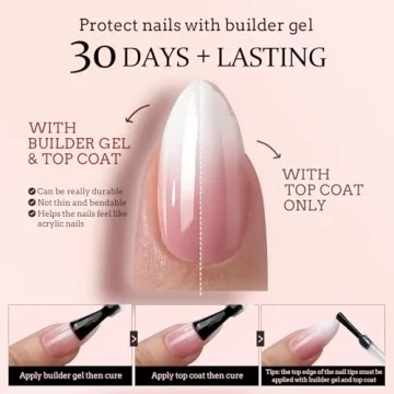 Stylish BTArtboxnails Ombre Press-On Nails for Perfect Fit