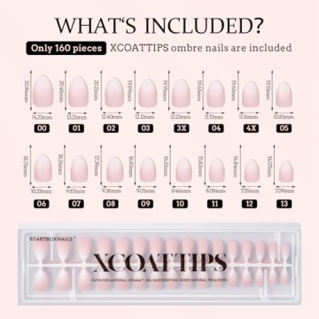 Stylish BTArtboxnails Ombre Press-On Nails for Perfect Fit