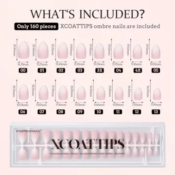 Stylish BTArtboxnails Ombre Press-On Nails for Perfect Fit