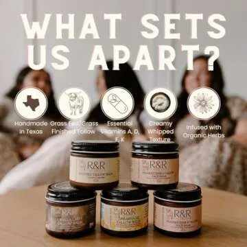 Handmade Frankincense Tallow Balm for Healthy Skin