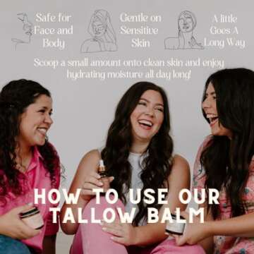 Handmade Frankincense Tallow Balm for Healthy Skin