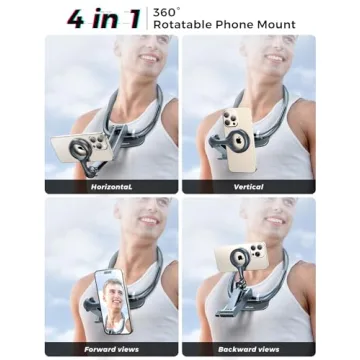 eSamcore Foldable Neck Phone Holder for Hands-Free Capture