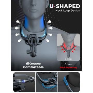 eSamcore Foldable Neck Phone Holder for Hands-Free Capture