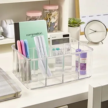 STORi 5-Compartment Clear Plastic Organizer for Easy Storage