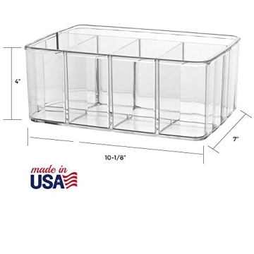 STORi 5-Compartment Clear Plastic Organizer for Easy Storage