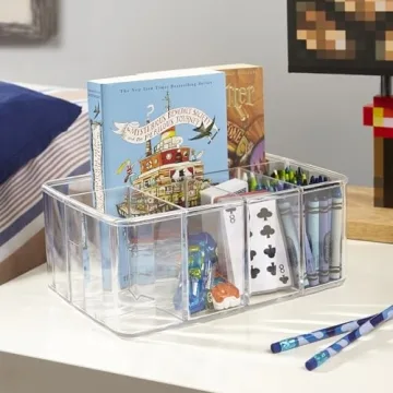 STORi 5-Compartment Clear Plastic Organizer for Easy Storage