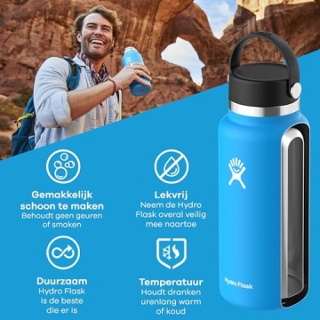 Hydro Flask Wide Mouth Flex Cap – 40 Oz Insulated Bottle