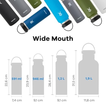 Hydro Flask Wide Mouth Flex Cap – 40 Oz Insulated Bottle