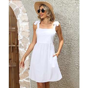 Clarisbelle Tie Strap Dresses - Summer Chic & Versatile