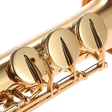 Brass Straight Soprano Saxophone - Bb Woodwind Starter Set