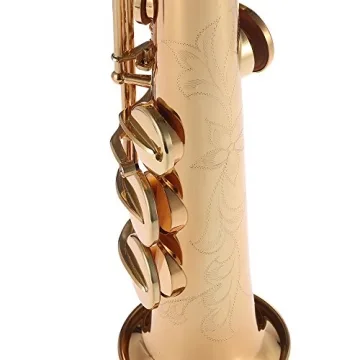 Brass Straight Soprano Saxophone - Bb Woodwind Starter Set